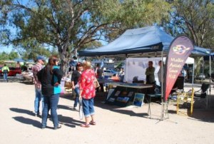 Artists at the Sunrise Rotary Market in November