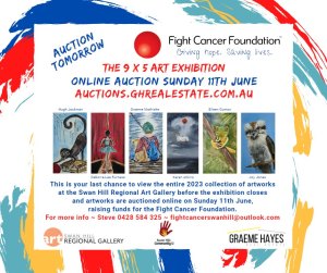 Cover  Image to promote 9x 5 exhibition