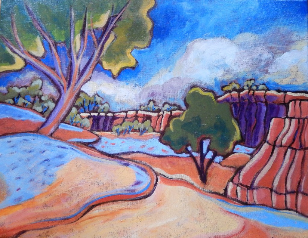 Image of a painting in the Group's 21st Birthday Exhibition