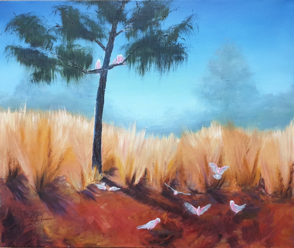 Image of a painting in the Group's 21st Birthday Exhibition