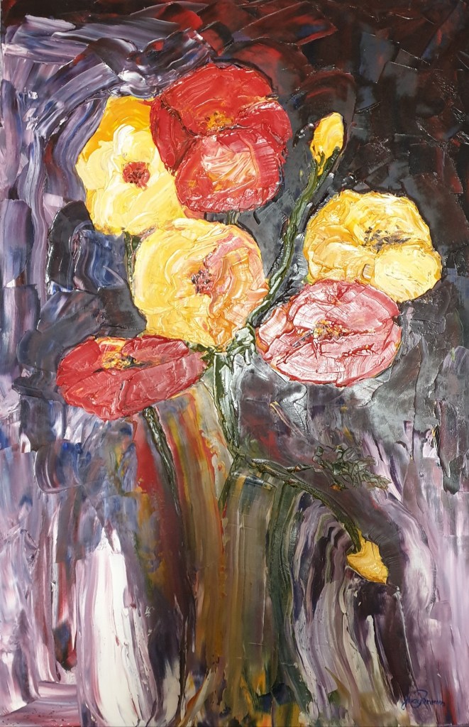 Image of a painting in the Group's 21st Birthday Exhibition