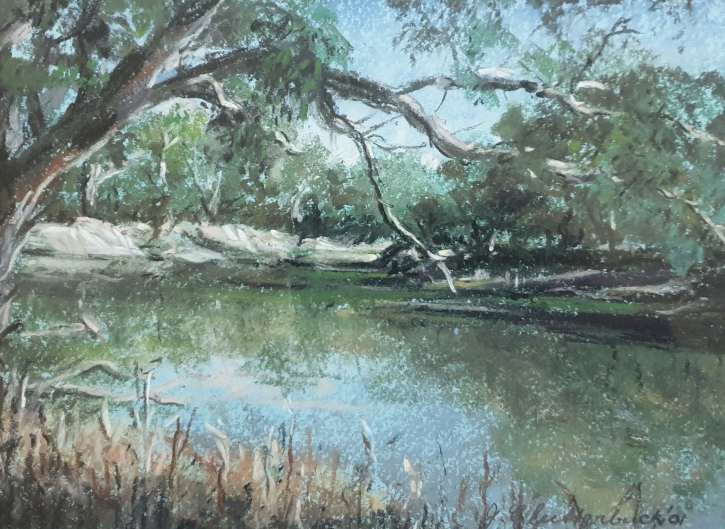 Image of a painting in the Group's 21st Birthday Exhibition