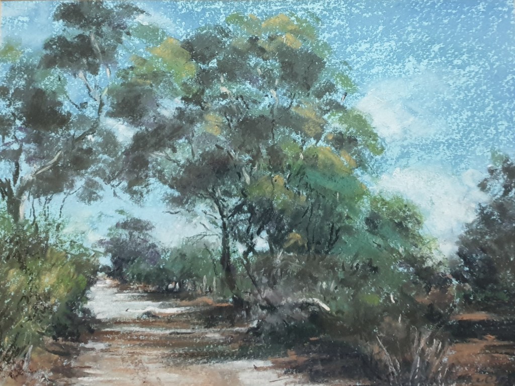 Image of a painting in the Group's 21st Birthday Exhibition