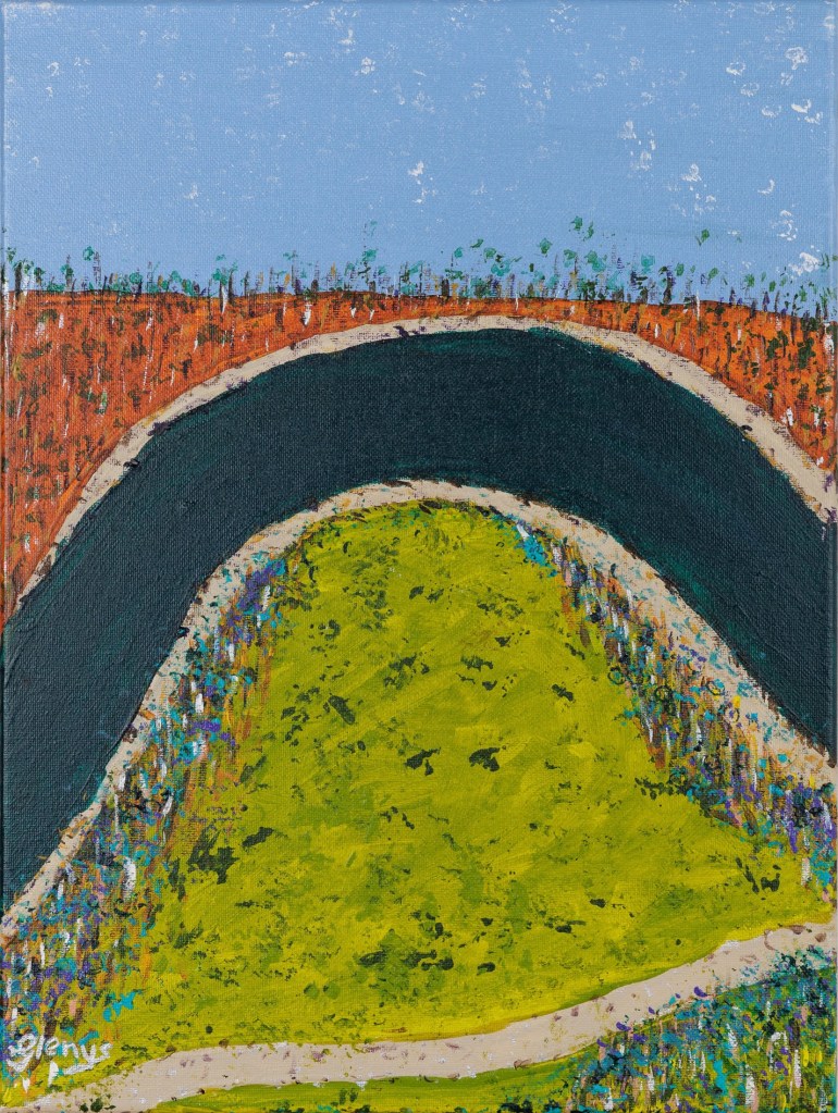 Image of a painting in the Group's 21st Birthday Exhibition