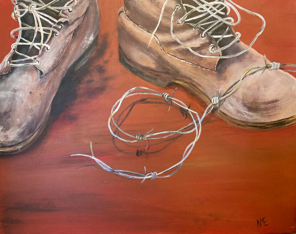 Image of a painting in the Group's 21st Birthday Exhibition