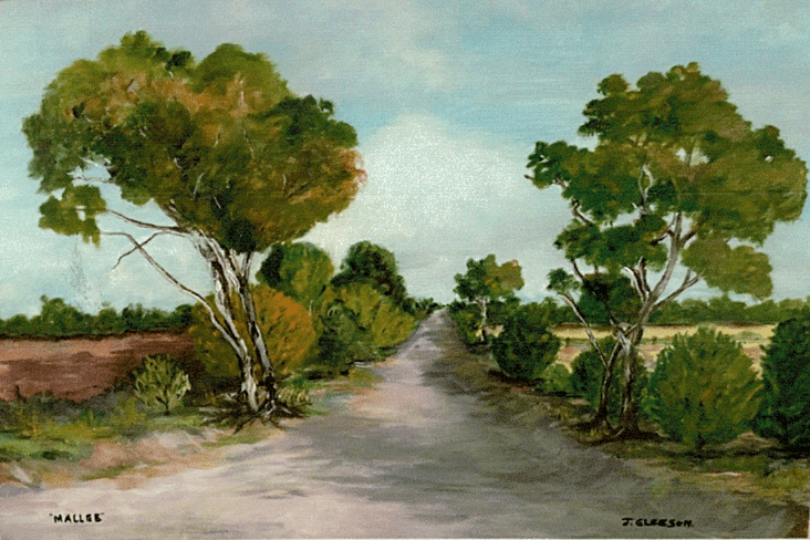 Image of a painting in the Group's 21st Birthday Exhibition