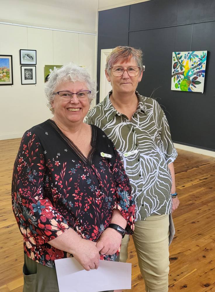 image of people in art gallery